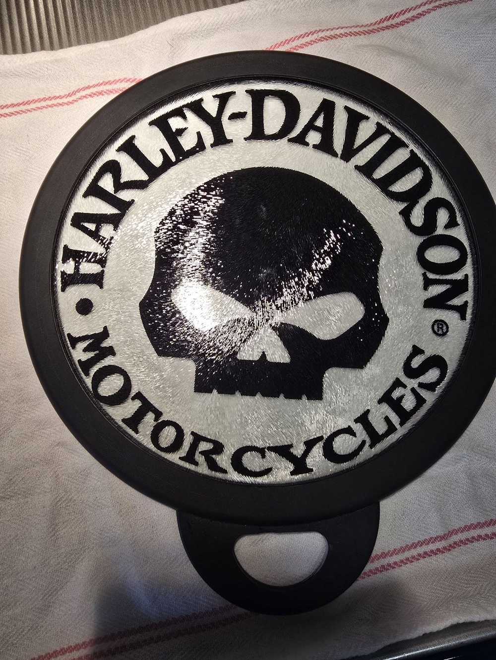 Harley-Davidson Willie G Skull Round Cutting Board